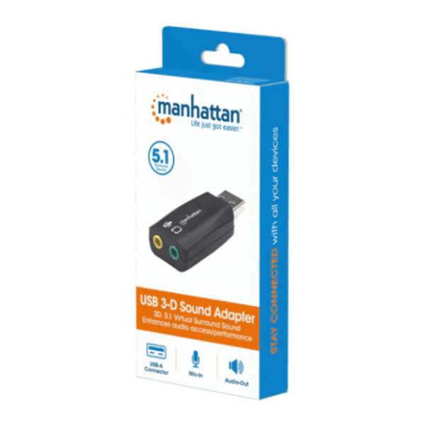 MANHATTAN zvučna kartica (150859) USB-A/M 2x3.5mm 7