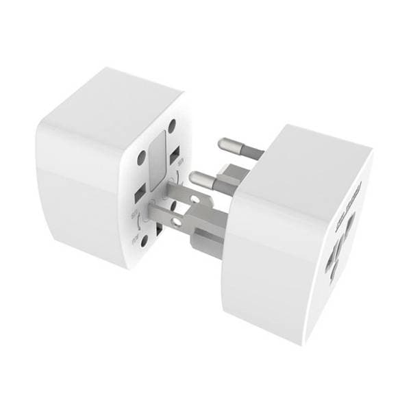 MOYE Univerzalni adapter Travel EU/US/UK/AU beli 1