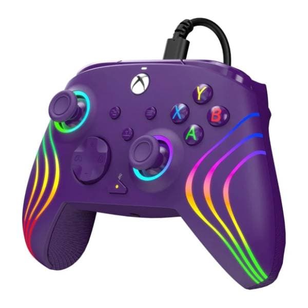 PDP XBOX Afterglow Wave Purple gamepad 1
