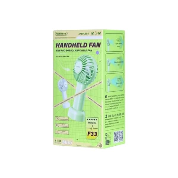 REMAX ručni punjivi ventilator RXF33PK roze 1