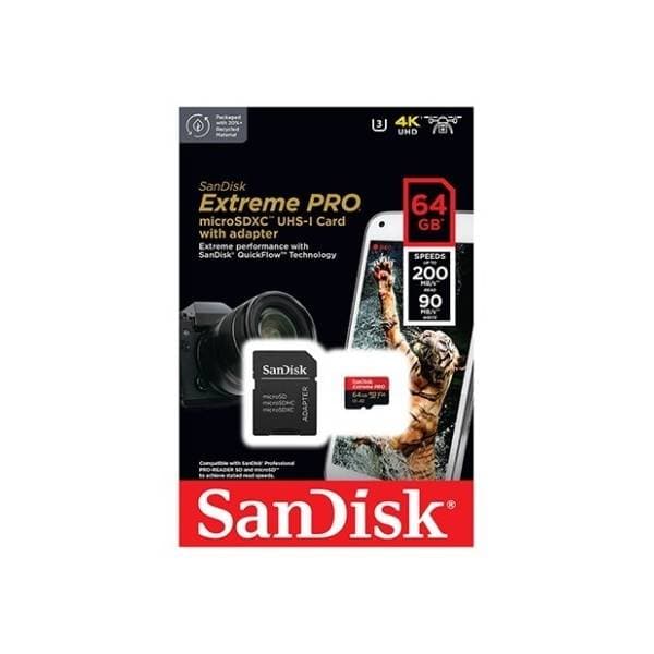 SanDisk memorijska kartica 64GB Extreme PRO (SDSQXCU-064G-GN6MA) 1