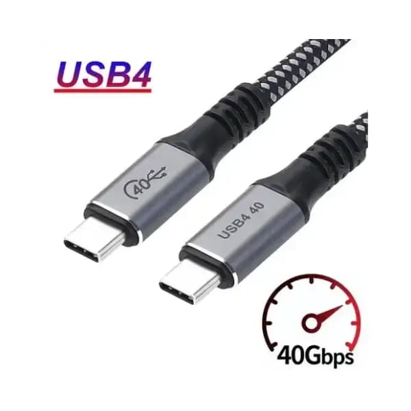 VELTEH kabl USB-C Thunderbolt 3 KT-USB4.05M 100W (20V 5A) 0.5m 0