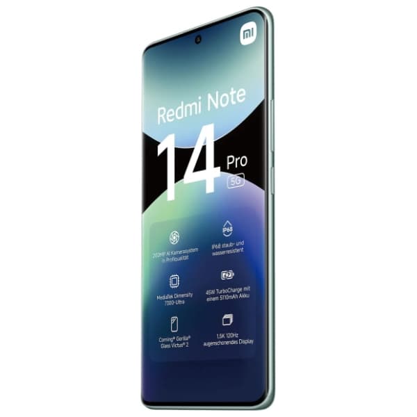 XIAOMI Redmi Note 14 Pro 5G 8/256GB Coral Green (MZB0INNEU) 12