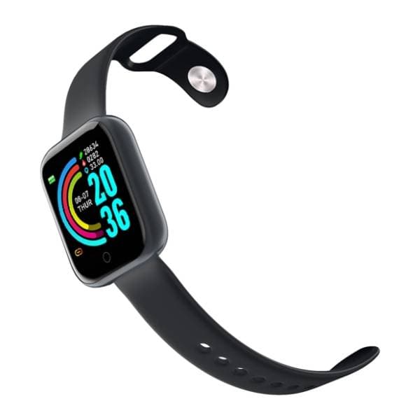 CELLY Trainerbeat 1.44 crni pametni sat + zelena narukvica 1