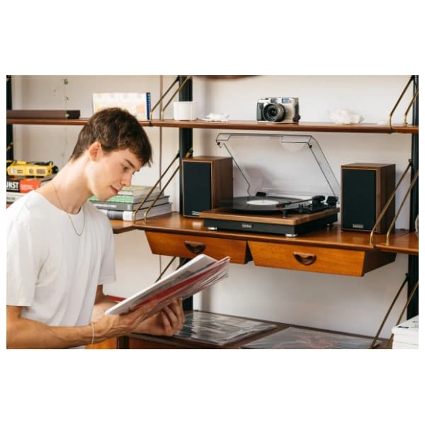 LENCO LS-100WD gramofon sa zvučnicima 12