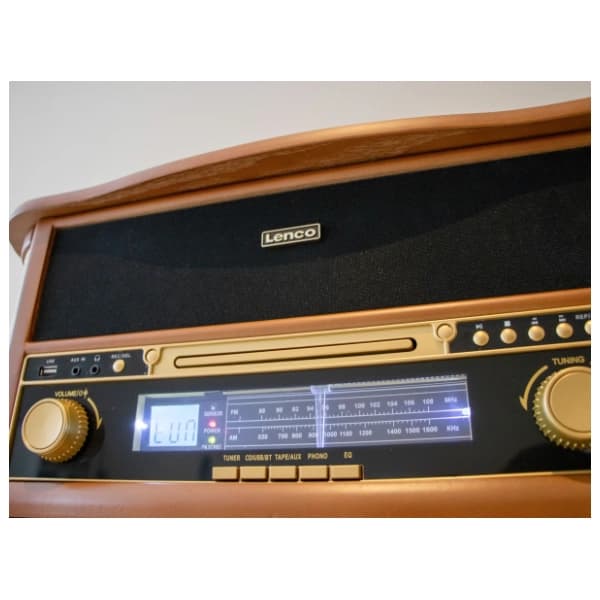 LENCO TCD-2551WD Classic Phono Retro gramofon 10