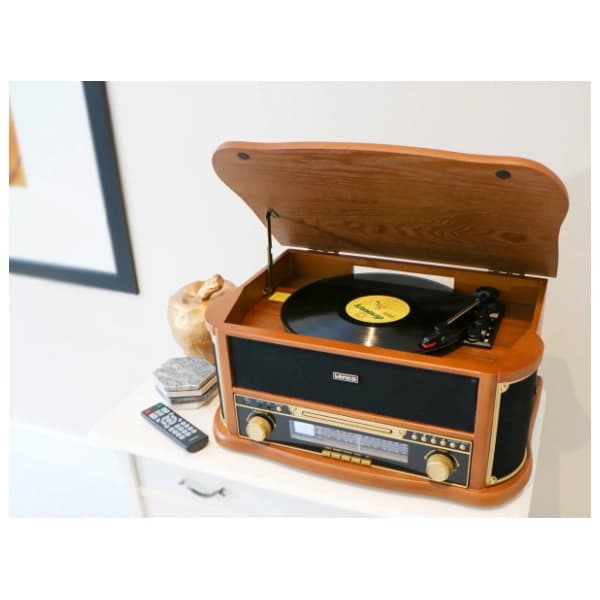 LENCO TCD-2551WD Classic Phono Retro gramofon 13