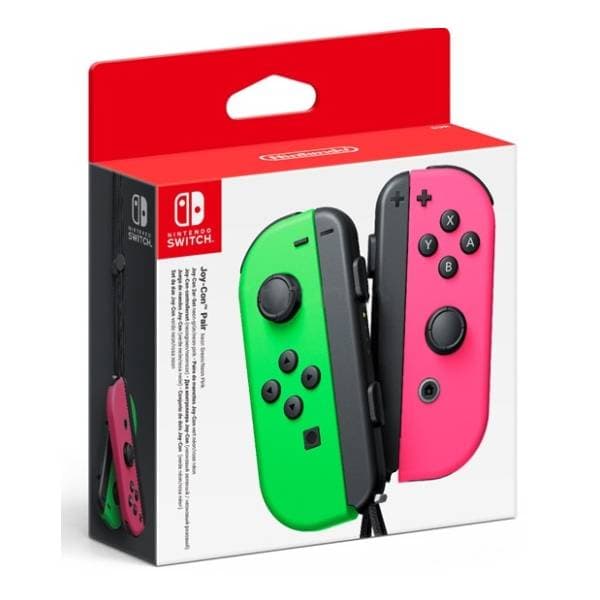 NINTENDO Switch gamepad Joy-Con Pair Neon Green/Neon Pink 2