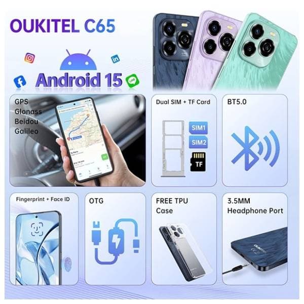 OUKITEL C65 4/128GB White 4