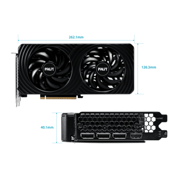PALIT nVidia GeForce RTX 5060 Dual OC 8GB GDDR7 128-bit grafička kartica 11