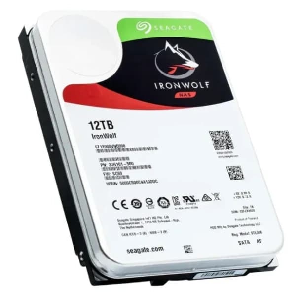 SEAGATE hard disk 12TB (256MB) ST12000VN0008 IronWolf 1