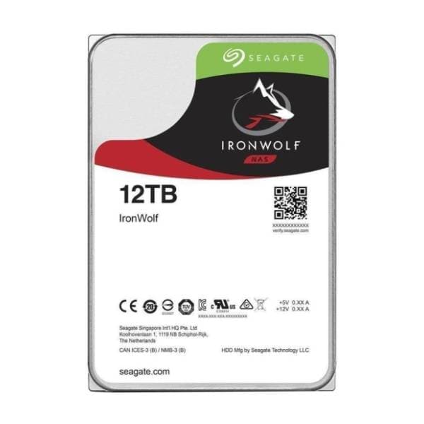 SEAGATE hard disk 12TB (256MB) ST12000VN0008 IronWolf 0