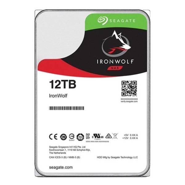 SEAGATE hard disk 12TB ST12000VN0008 (256MB) IronWolf 3