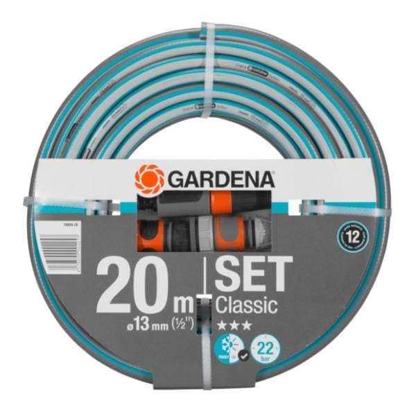 GARDENA GA 18004-20 set crevo 20m + nastavci + prskalica 0