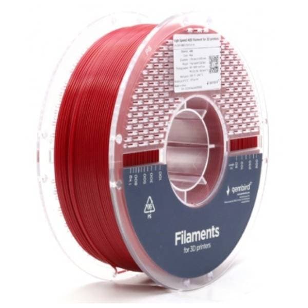GEMBIRD ABS 1,75mm kotur 1kg Red filament za 3D štampač 0