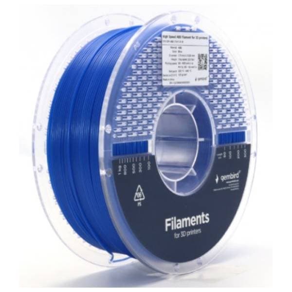 GEMBIRD ABS 1,75mm kotur 1kg plavi filament za 3D štampač 0