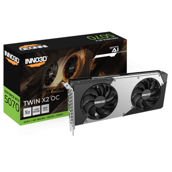 INNO3D nVidia GeForce RTX 5070 TWIN X2 OC 12GB GDDR7 192-bit grafička kartica 0