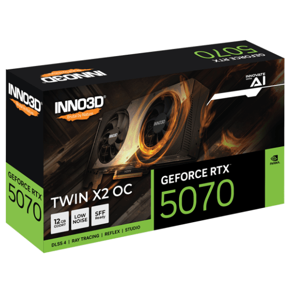 INNO3D nVidia GeForce RTX 5070 TWIN X2 OC 12GB GDDR7 192-bit grafička kartica 2