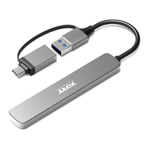 PORT DESIGNS USB Hub USB-C/USB-A vers 4 ports USB-A 3.0 5Gbps Slim 0