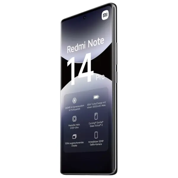 XIAOMI Redmi Note 14 Pro 12/512GB Midnight Black (MZB0IVVEU) 12