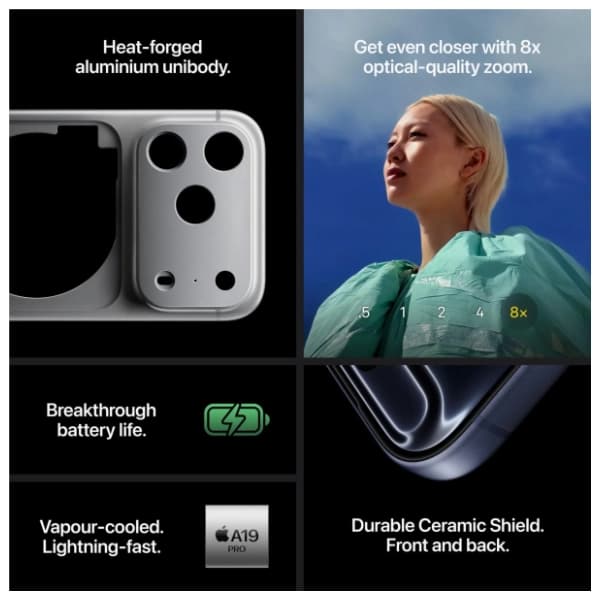 APPLE iPhone 17 Pro Max 12GB/1TB Silver (MFYV4SX/A) 4