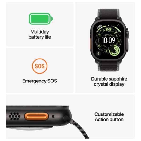 APPLE Watch Ultra 3 Cellular 49mm L Milanese MF0E4SE/A pametni sat 2