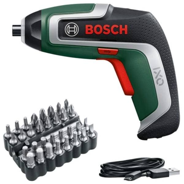 BOSCH IXO 7 06039E000B aku odvrtač + 32-delni set bitova 0