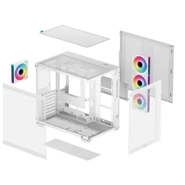 DeepCool kućište CG530 4F ARGB White 8