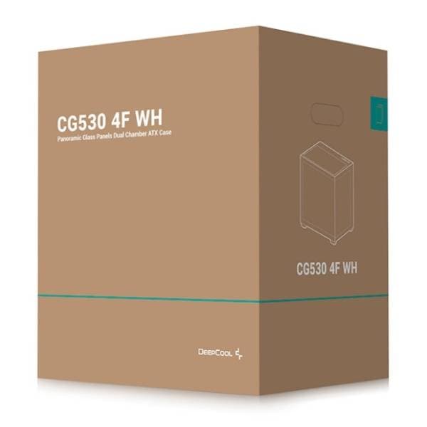 DeepCool kućište CG530 4F ARGB White 12