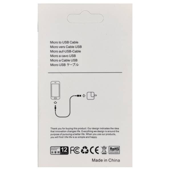 GEMBIRD konverter kabl Micro USB na USB CCP-mUSB2-AMBM-1.0M (m/m) 1m beli 2