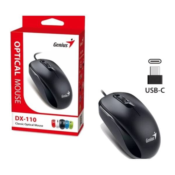 GENIUS miš DX-110 USB-C Optical 3