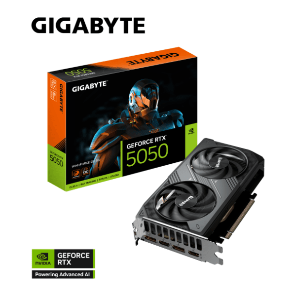 GIGABYTE nVidia GeForce RTX 5050 WINDFORCE OC 8GB GDDR6 128-bit grafička kartica 10