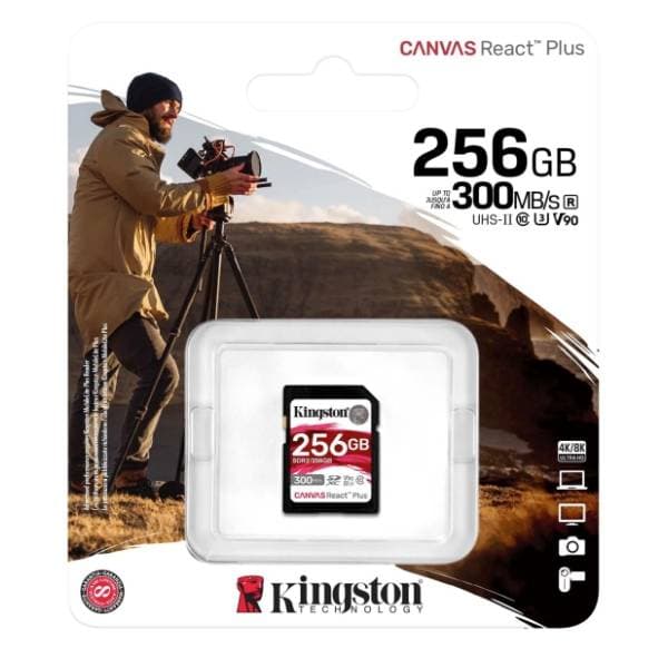 KINGSTON memorijska kartica 256GB Canvas React Plus 2