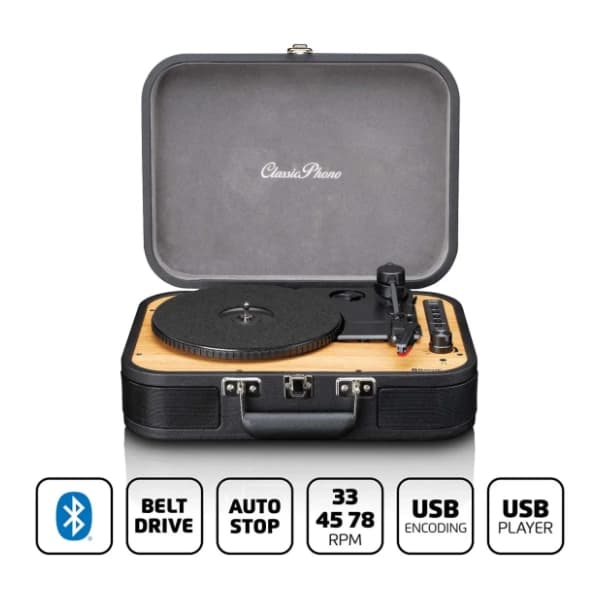 LENCO Classic Phono TT-116BK Retro gramofon 8