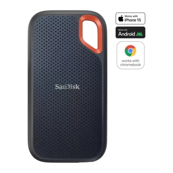 SanDisk eksterni SSD 2TB Extreme V2 (SDSSDE61-2T00-G25) 1