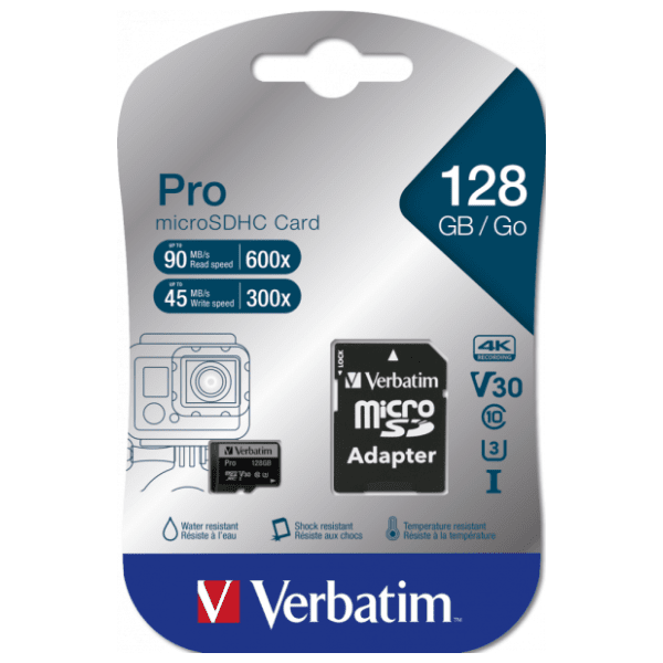 VERBATIM memorijska kartica 128GB Pro U3 (47044) 1