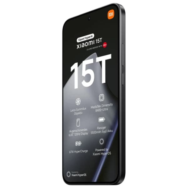 XIAOMI 15T 12/256GB Black (MZB0KY8EU) 12