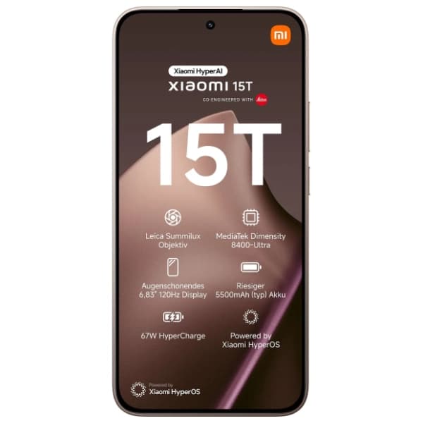 XIAOMI 15T 12/256GB Rose Gold (MZB0KYCEU) 13