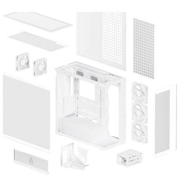 ARCTIC kućište Xtender VG White ACPCC00017A 5