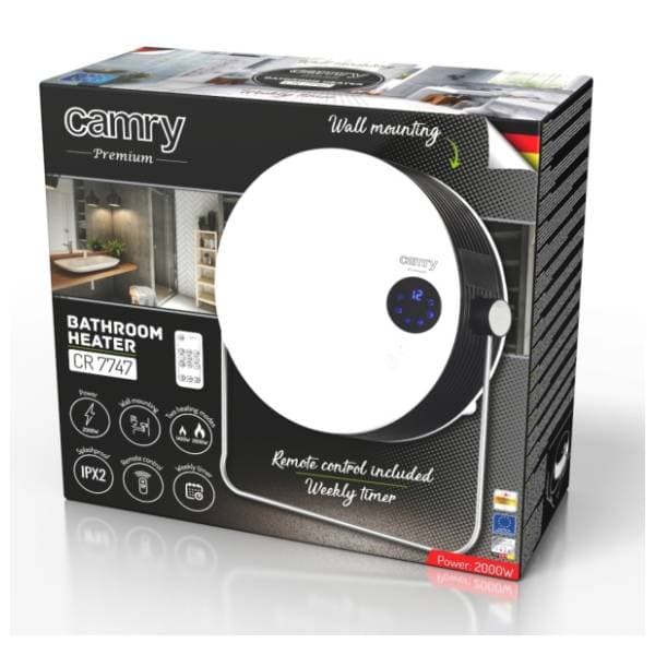 CAMRY konvektorski radijator 2000W CR7747 3