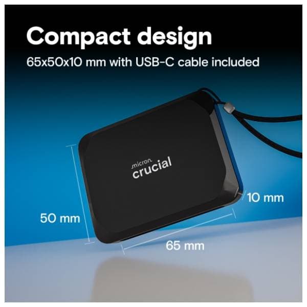 CRUCIAL eksterni SSD 2TB X9 CT2000X9SSD9 2