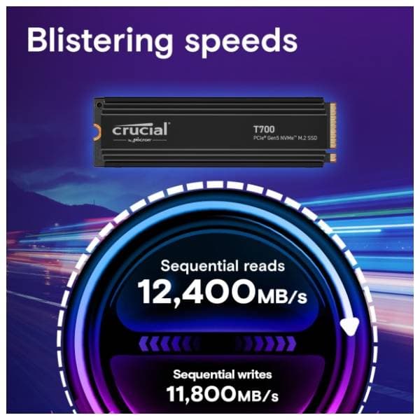 CRUCIAL SSD 4TB T700 (heatsink) 2