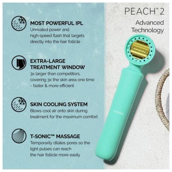 FOREO epilator Peach 2 Mint 2