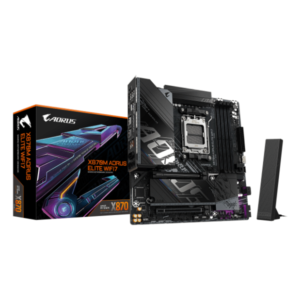 GIGABYTE X870M AORUS ELITE WIFI7 (rev. 1.2) matična ploča 0