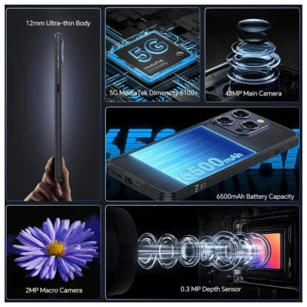 OUKITEL WP52 5G 4/256GB Black 5