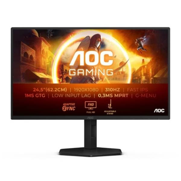 AOC monitor 24.5" Fast IPS 25G4SXU 0