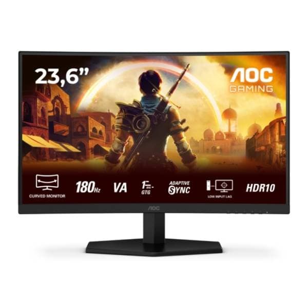 AOC zakrivljeni monitor 23.6" VA C24G42E 0