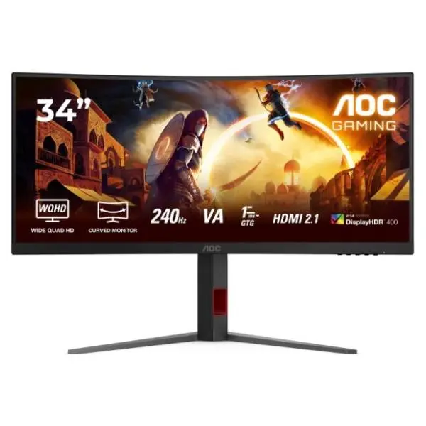 AOC zakrivljeni monitor 34" Fast VA CU34G4Z 0