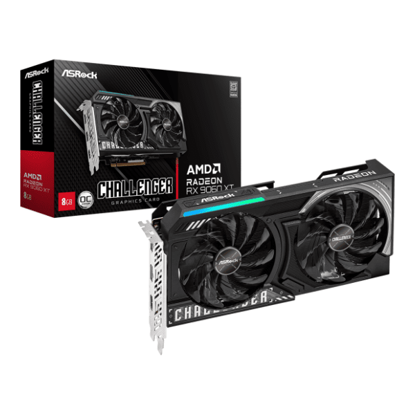 ASRock AMD Radeon RX 9060 XT Challenger OC 8GB GDDR6 128-bit grafička kartica 0