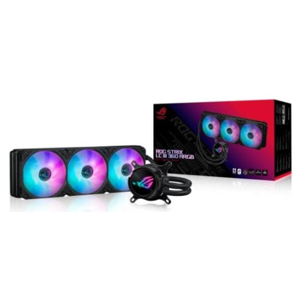 ASUS ROG STRIX LC III 360 ARGB LCD vodeno hlađenje 6
